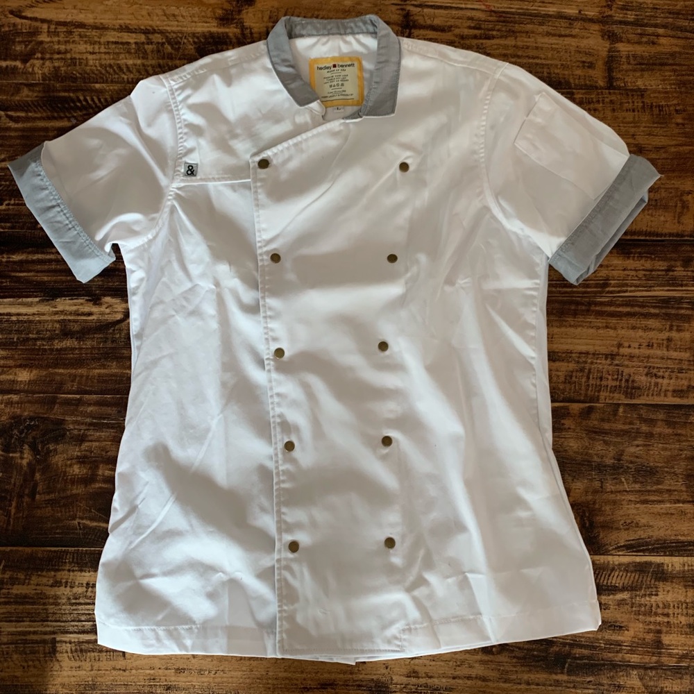 Hedley and Bennett unisex Chef Jackets.  XS-3XL